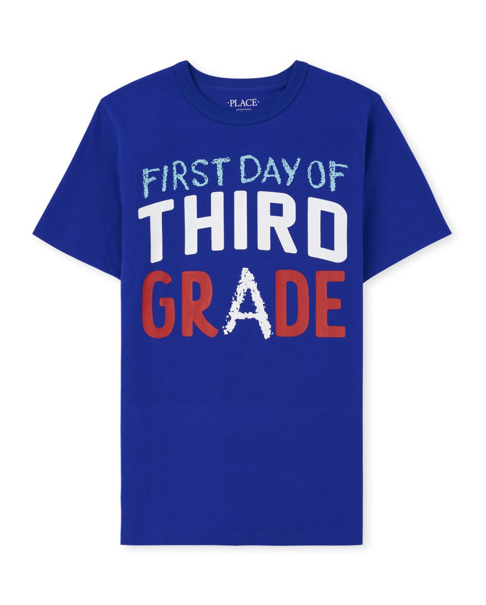 The Children's Place Boys Third Grade Graphic Tee - Blue - M (7/8)