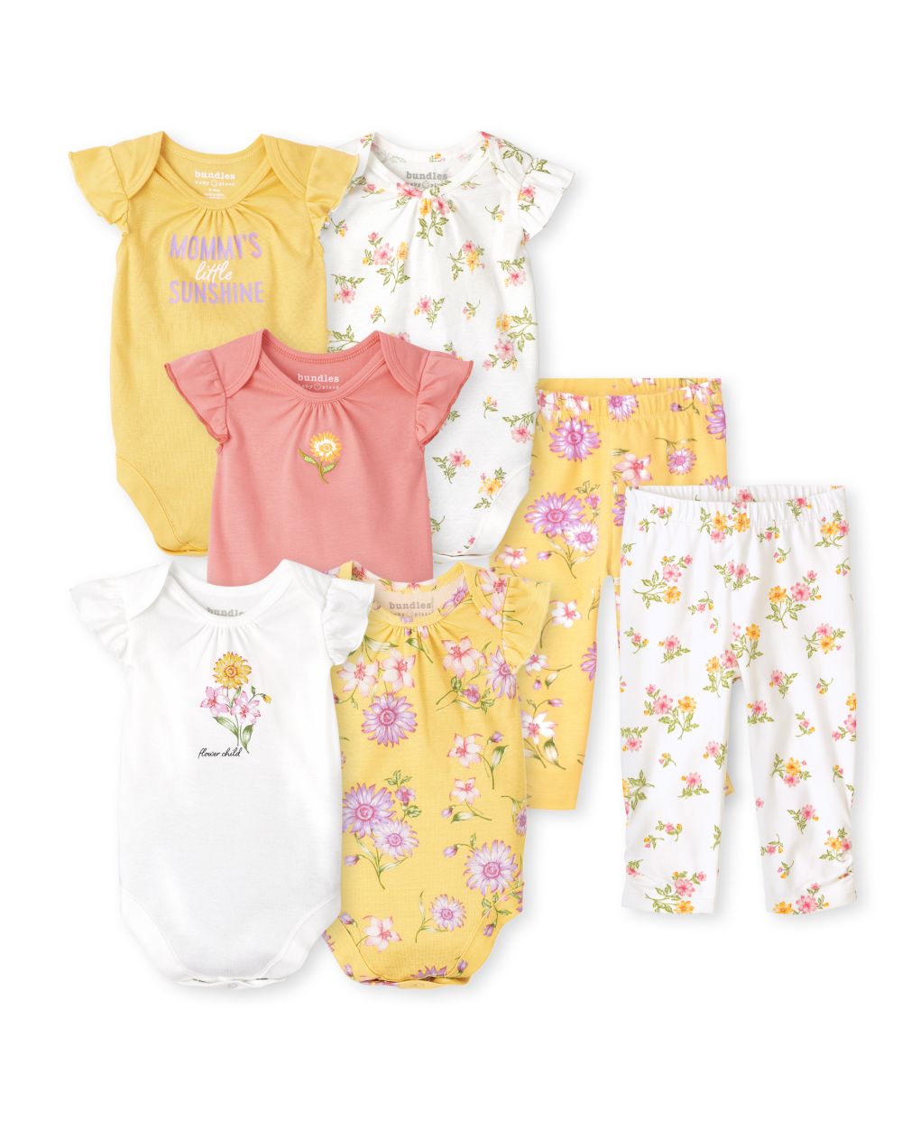 Baby Mix And Match Floral 7-Piece Set - Multi