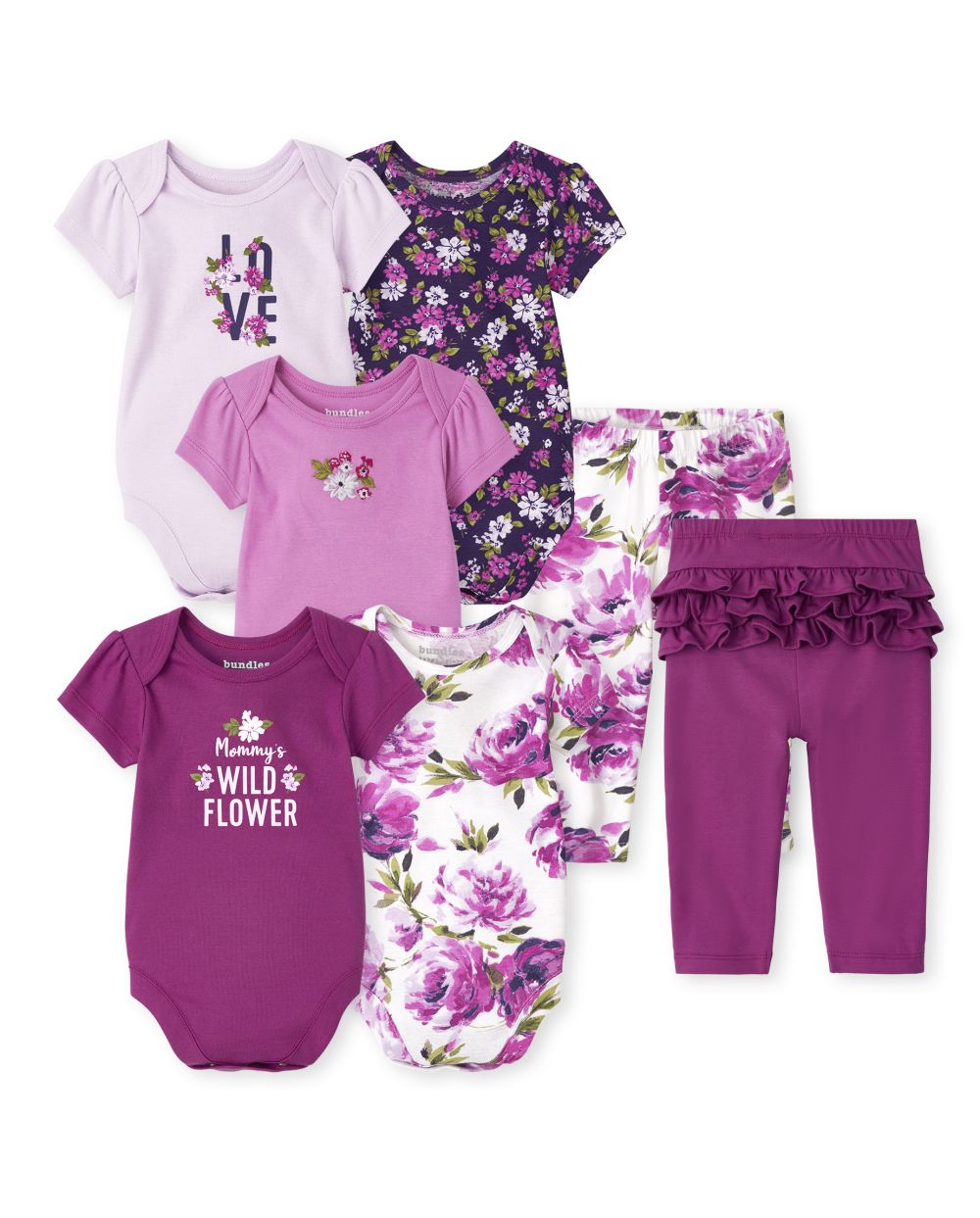 Baby Mix And Match Floral 7-Piece Set - Multi
