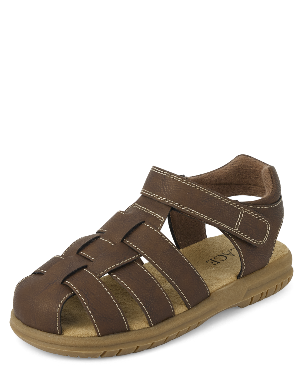 The Children’s Place Boys Fisherman Sandals | Size YOUTH 2 | Brown | 100% Faux Leather The Children’s Place Boys Fisherman Sandals | Size YOUTH 2 | Brown | 100% Faux Leather