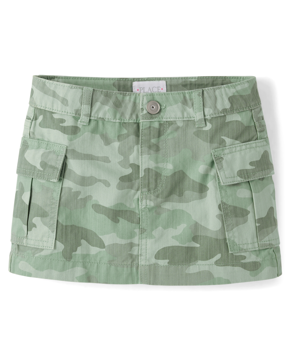 The Children’s Place Girls Camo Cargo Skirt | Size 6X/7 | Green | 100% Cotton The Children’s Place Girls Camo Cargo Skirt | Size 6X/7 | Green | 100% Cotton