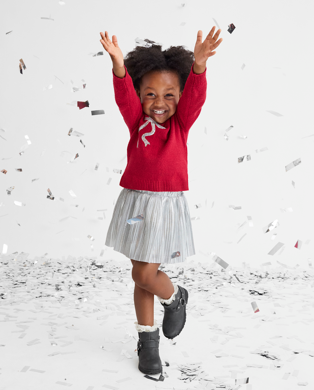 The Children’s Place Toddler Girls Metallic Pleated Skirt | Size 2T The Children’s Place Toddler Girls Metallic Pleated Skirt | Size 2T