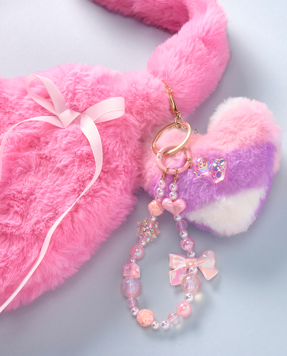 The Children's Place Girls Heart Beaded Bag Charm