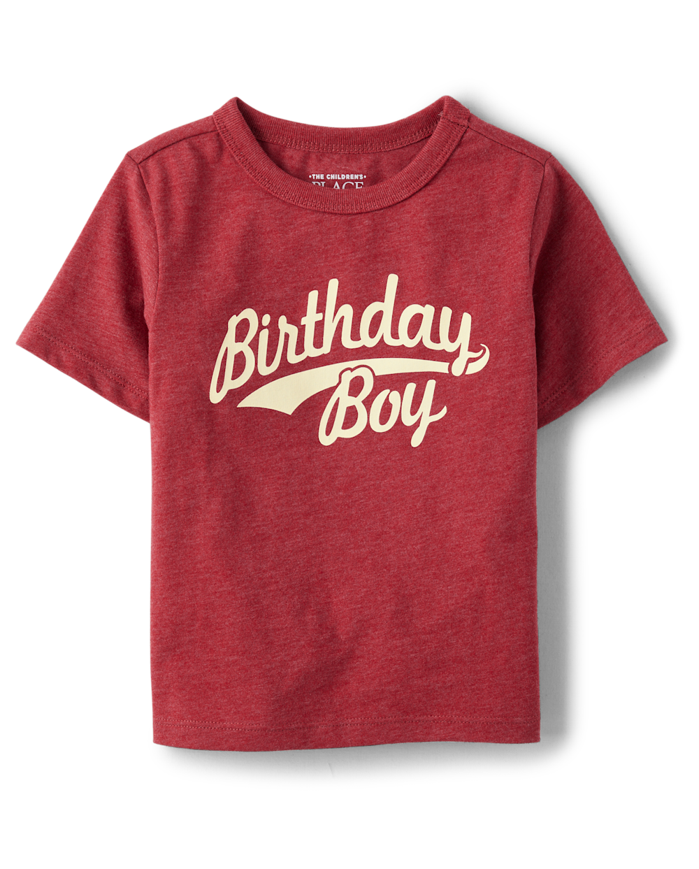 The Children's Place Baby And Toddler Boys Birthday Boy Graphic T-Shirt | Size 4T | Red | Cotton/Polyester