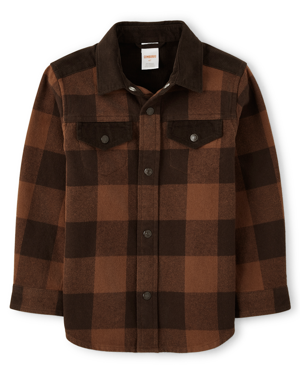 Gymboree | Boys | Gingham Flannel Shirt Jacket – County Fair in Brown | Size 12-18 M | 100% Cotton Corduroy Gymboree | Boys | Gingham Flannel Shirt Jacket – County Fair in Brown | Size 12-18 M | 100% Cotton Corduroy