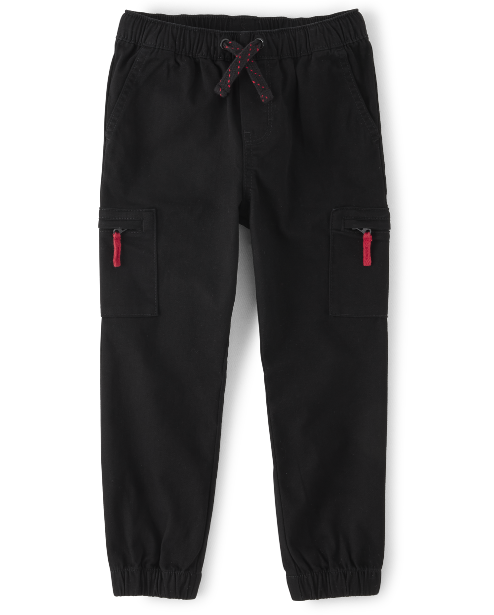 Gymboree | Boys | Pull On Cargo Pants – London Calling in Black | Cotton/Spandex/Cotton Twill