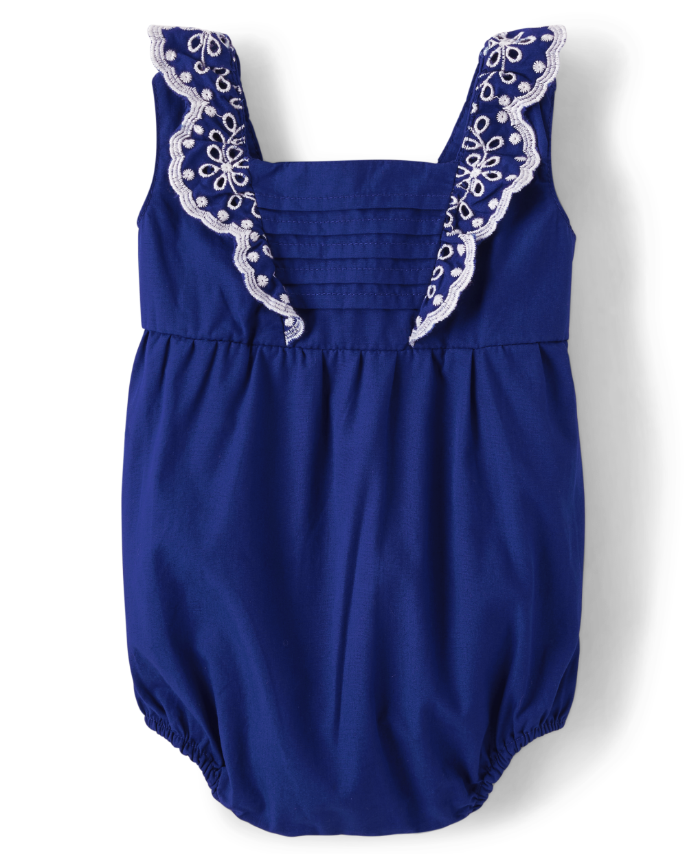 Gymboree | Girls | Baby Mommy And Me Eyelet Bodysuit - Blue Belle | Size 9-12 M | 100% Cotton Poplin