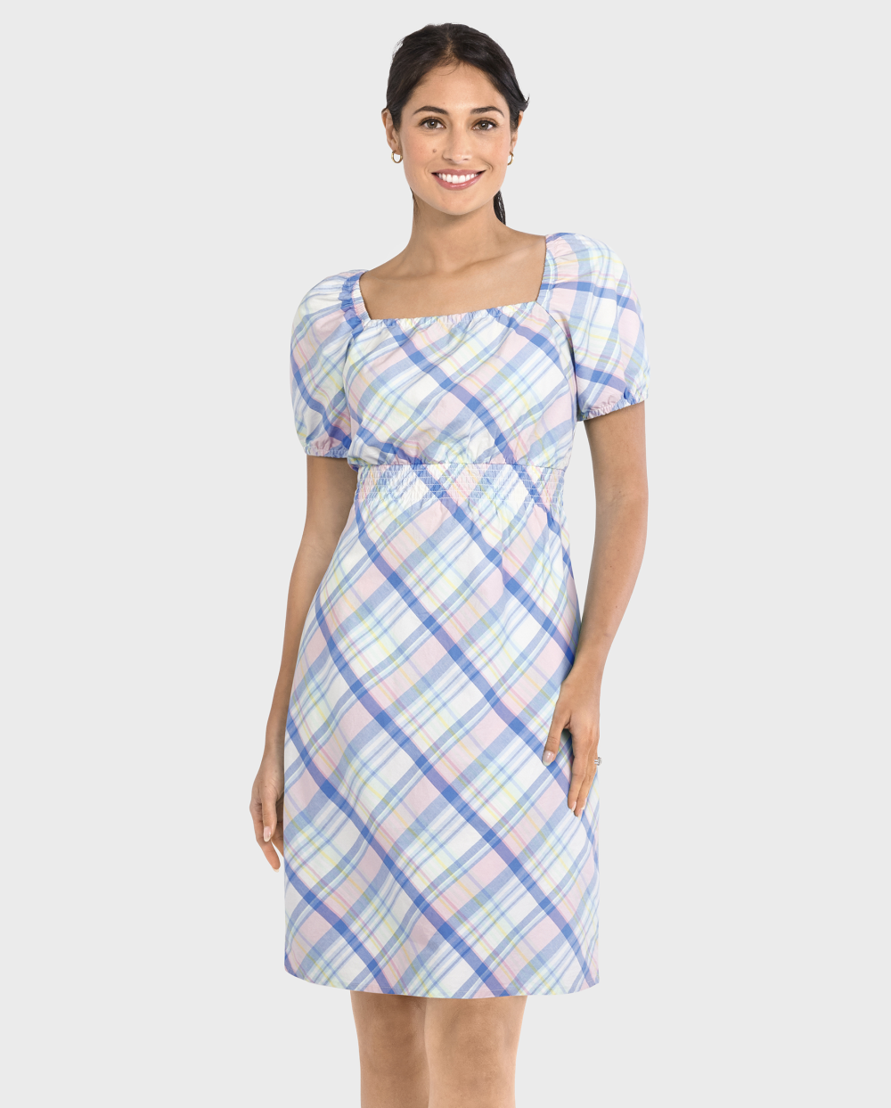 Gymboree | Womens | Matching Family Plaid Poplin A-Line Dress – Spring Celebrations in White | Size Small | 100% Cotton Poplin Gymboree | Womens | Matching Family Plaid Poplin A-Line Dress – Spring Celebrations in White | Size Small | 100% Cotton Poplin