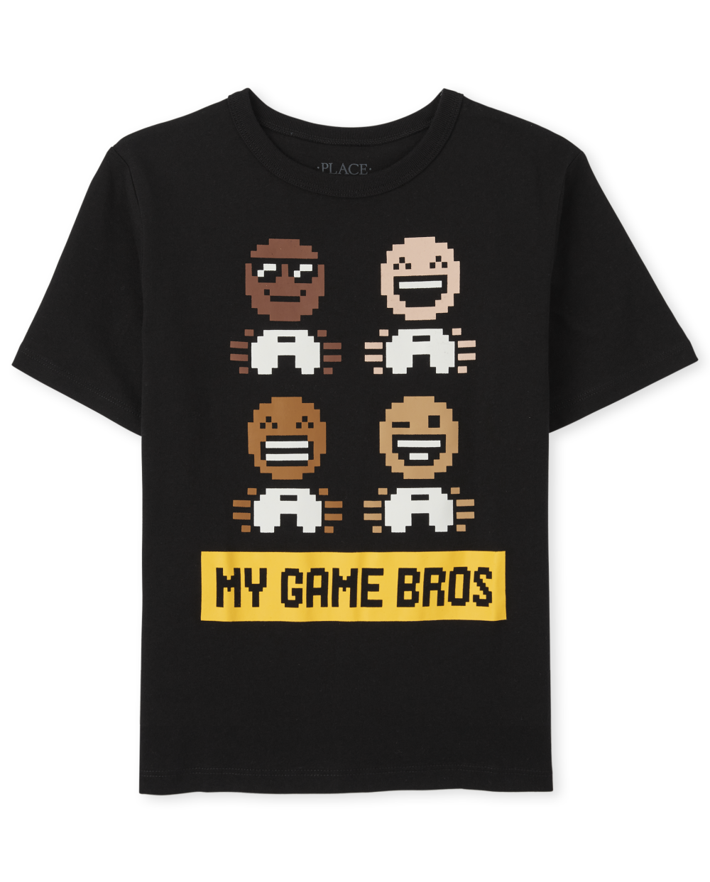 Gymboree | Boys | Game Bros Graphic Tee in Black | Size S (5-6) | 100% Cotton Jersey Gymboree | Boys | Game Bros Graphic Tee in Black | Size S (5-6) | 100% Cotton Jersey