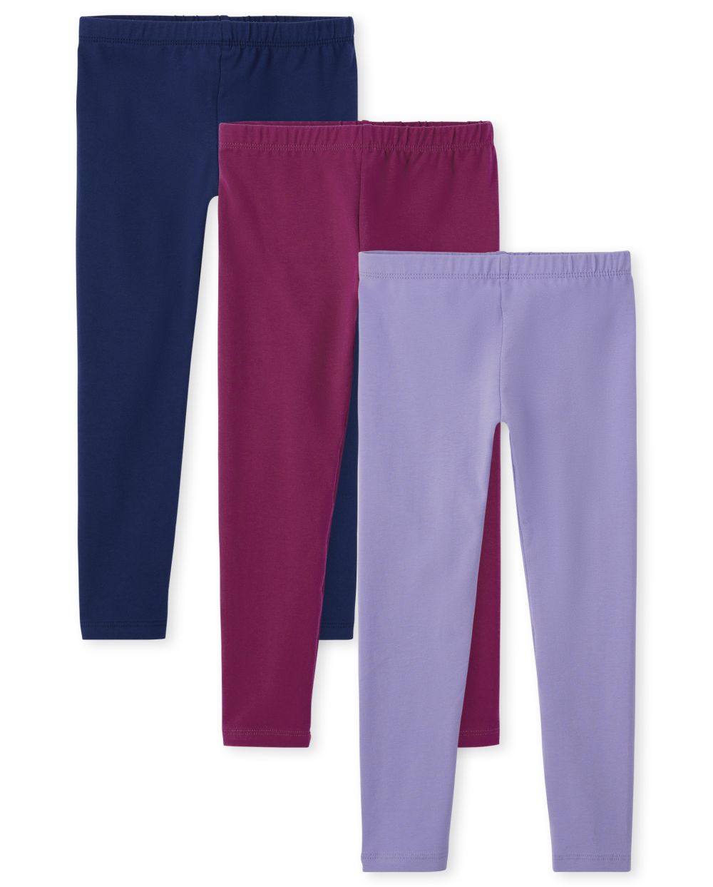 The Childrens Place Girls Leggings 3-Pack in Red | Size XL (14) | Cotton