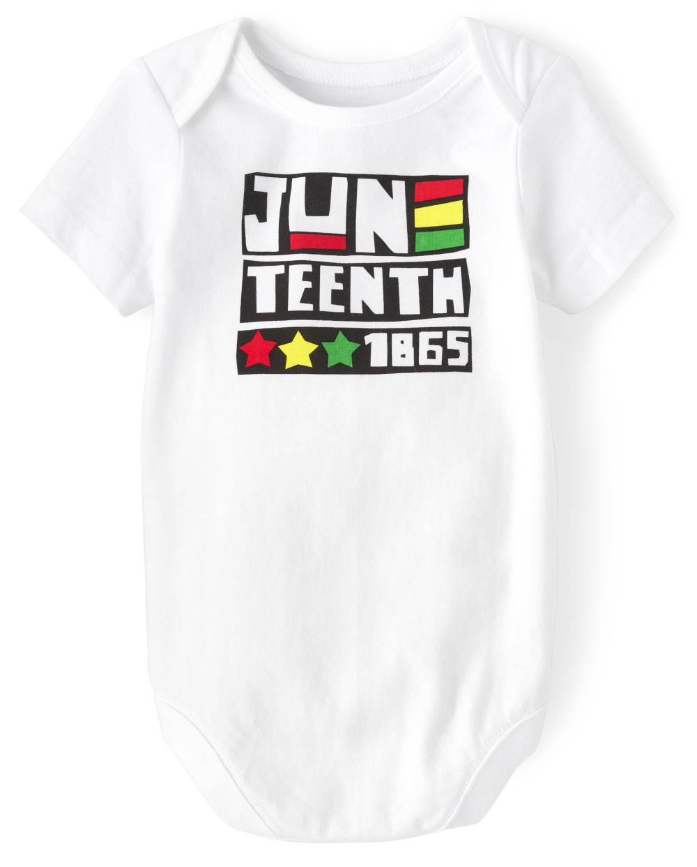 Gymboree | Baby Matching Family Juneteenth Graphic Bodysuit in White | Size 3-6 M | 100% Cotton Jersey