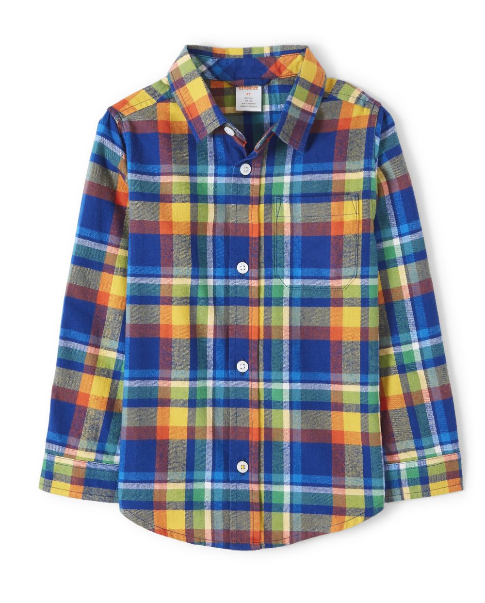 Camisa de cuadros con botones para niños - Demolition Dude