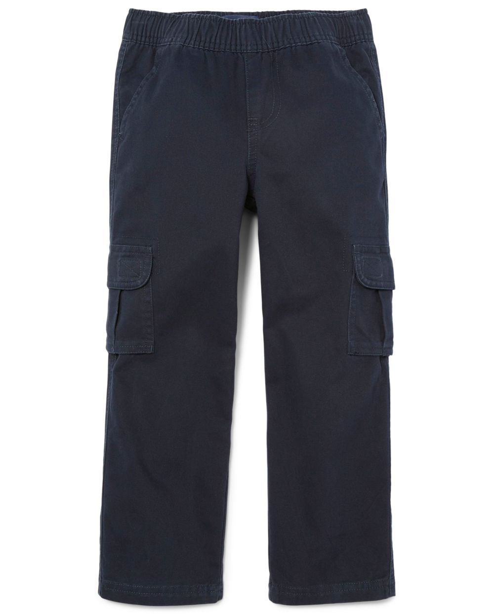 Boys Uniform Woven Pull On Chino Cargo Pants