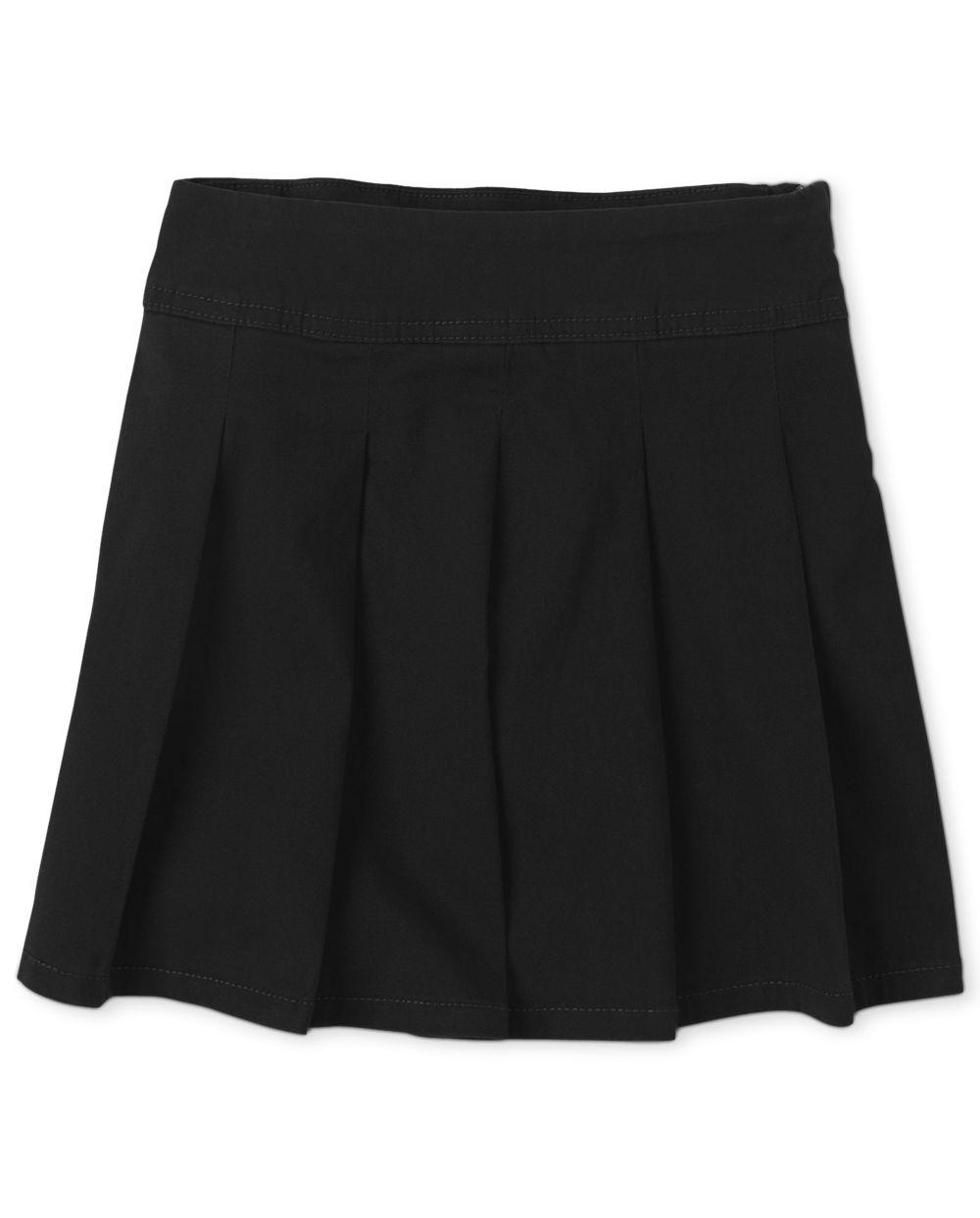Girls Uniform Woven Pleated Skort