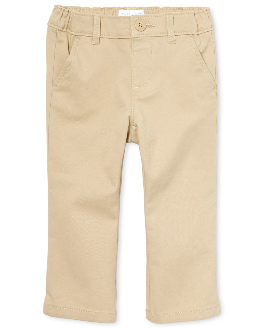 Toddler Girls Uniform Woven Bootcut Chino Pants