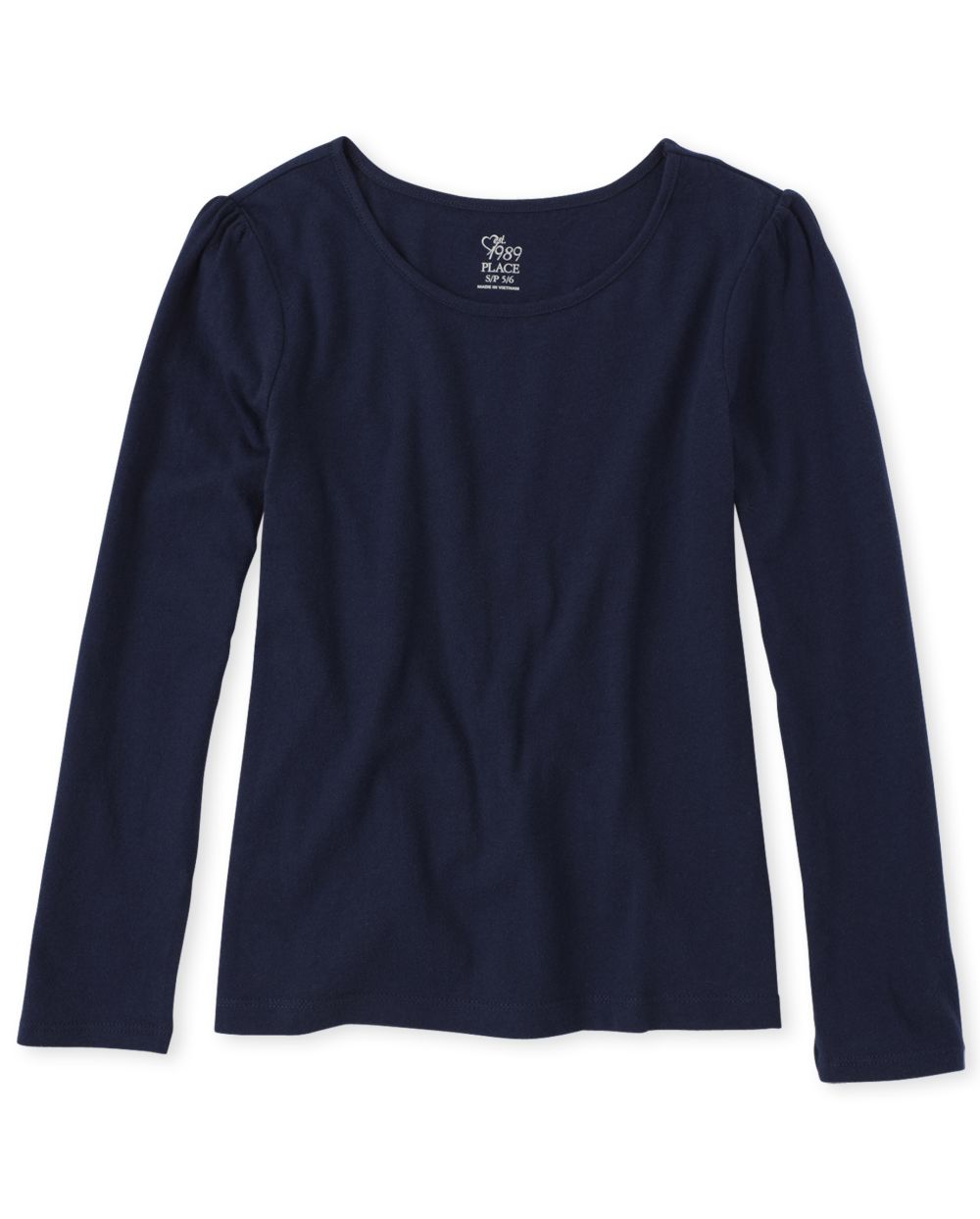 Girls Long Sleeve Basic Layering Tee