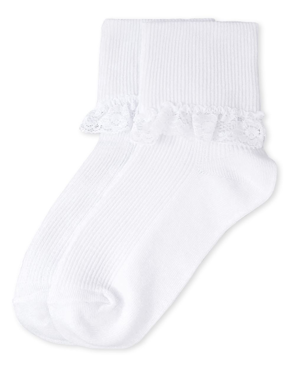 baby white ruffle socks