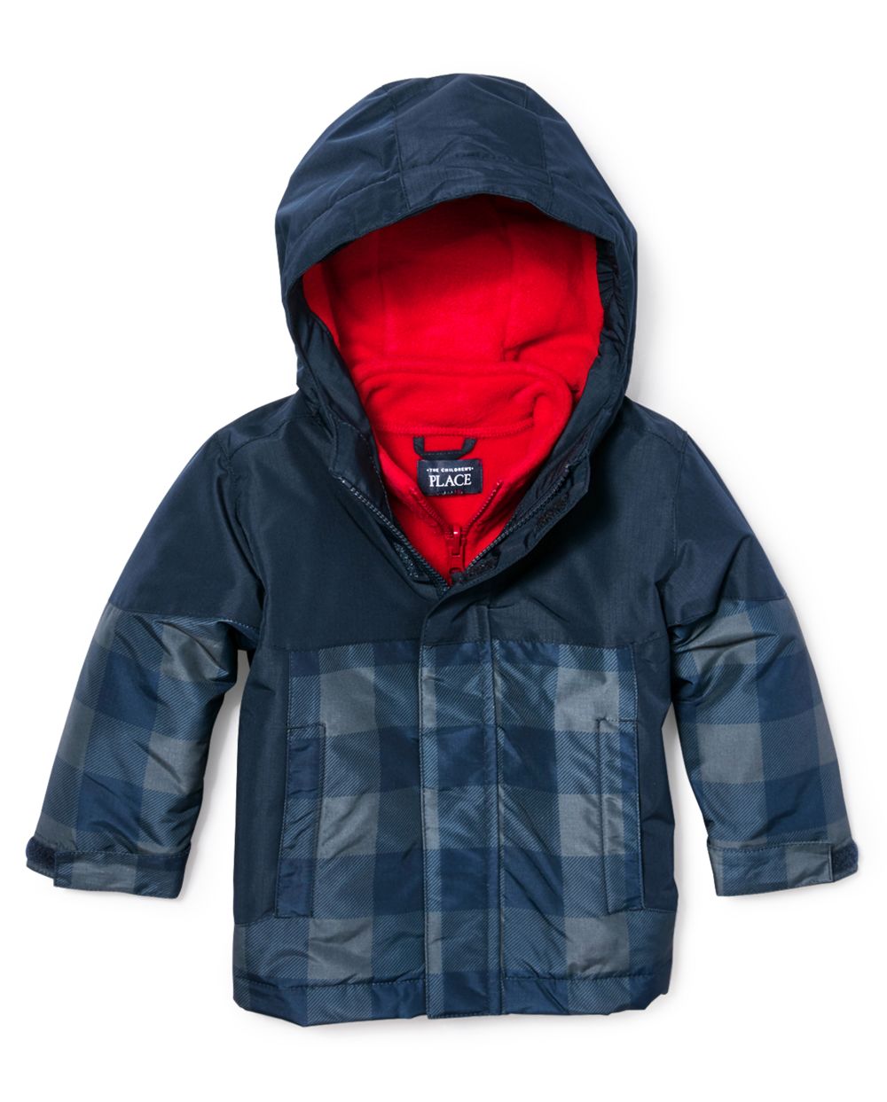 Toddler Boys Hooded 3 in 1 Jacket