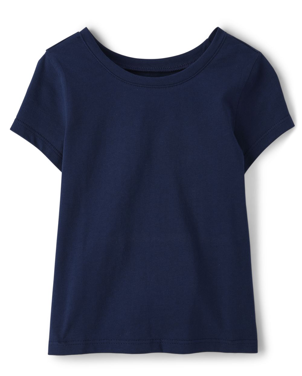 Baby And Toddler Girls Short Sleeve Basic Layering Tee