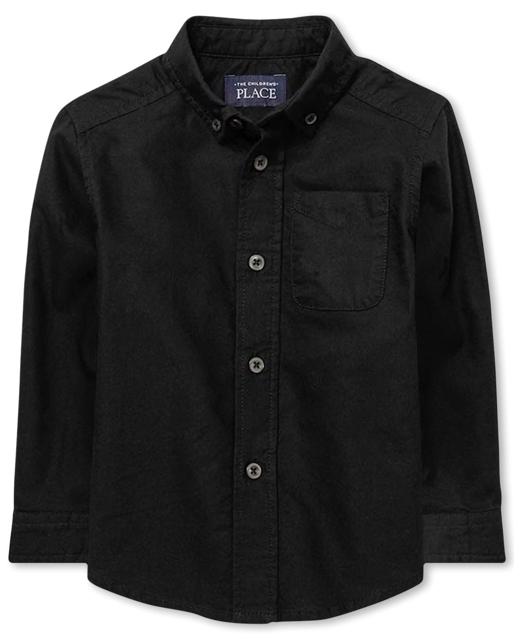 Toddler Boys Uniform Long Sleeve Oxford Button Down Shirt