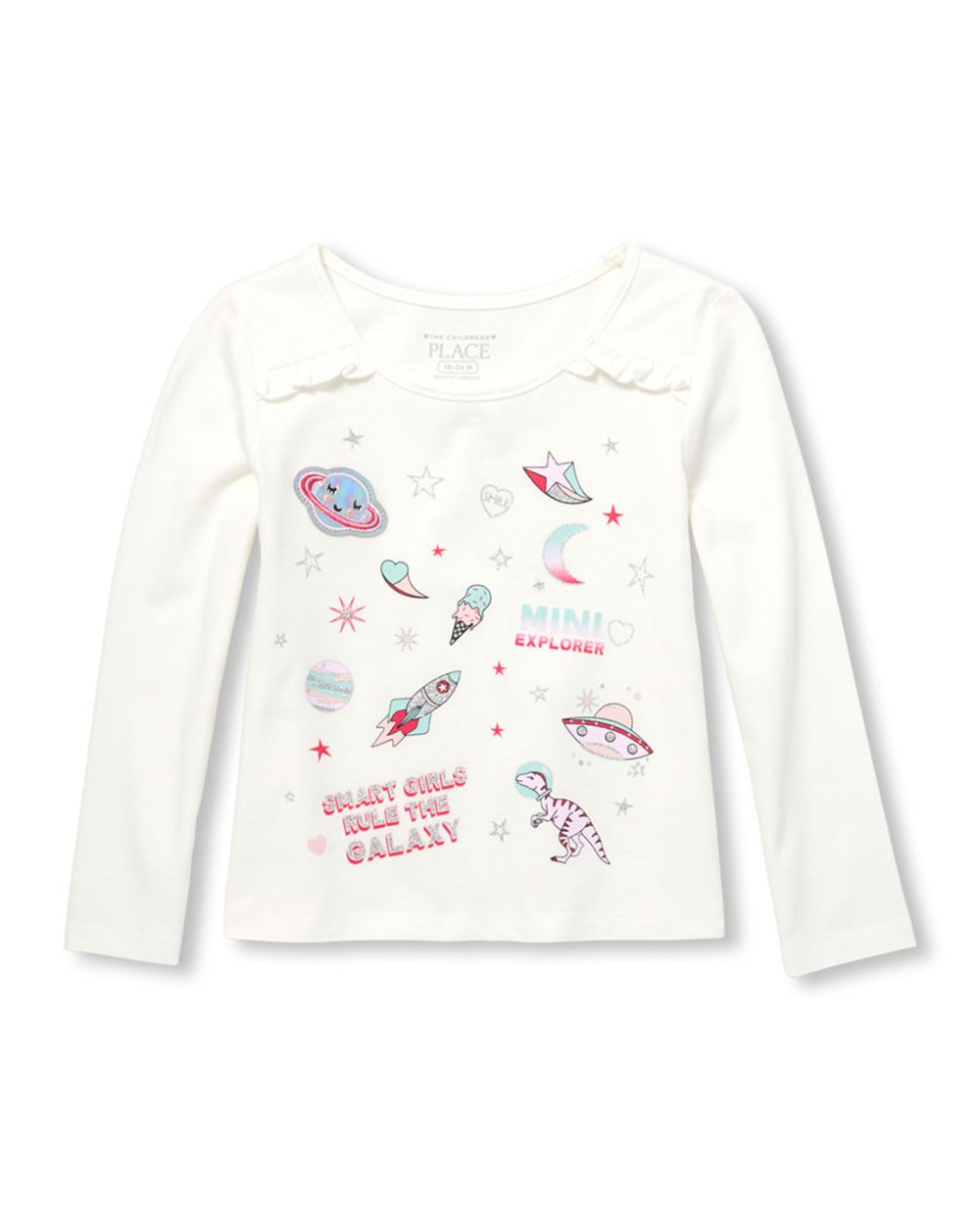 Toddler F25 High Neck Long Sleeve Top (1-7y) - 2 Colors