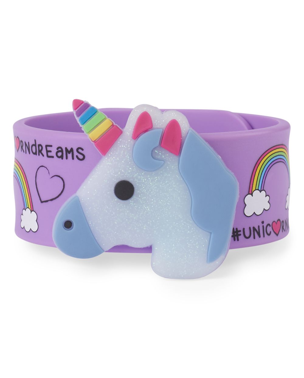 unicorn plush slap bracelet