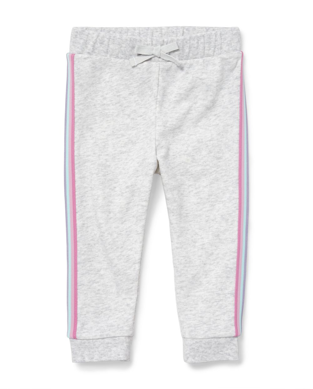 Baby And Toddler Girls Active Side Stripe French Terry Jogger Pants
