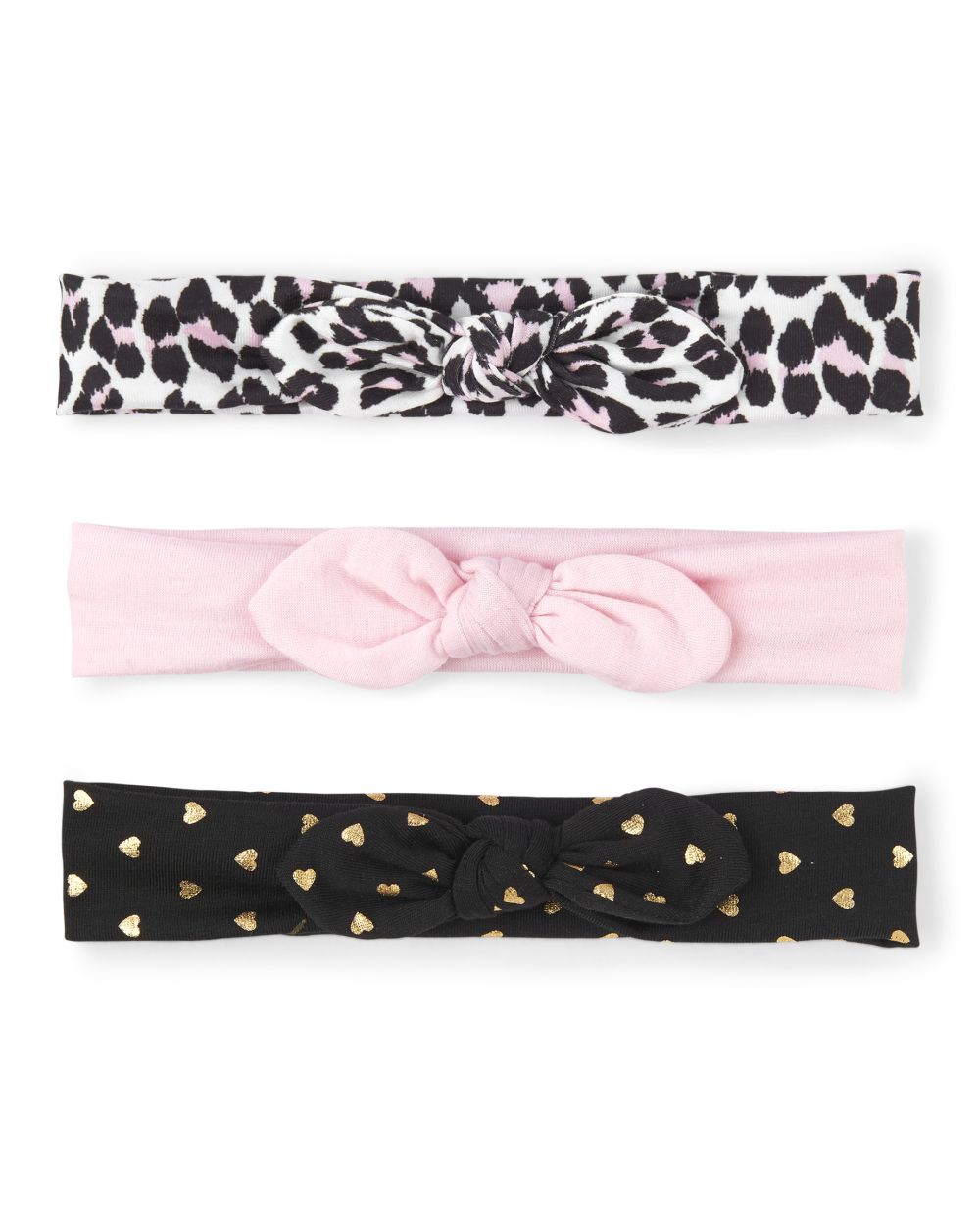 Baby Girls Leopard Knotted Bow Headwrap 3Pack
