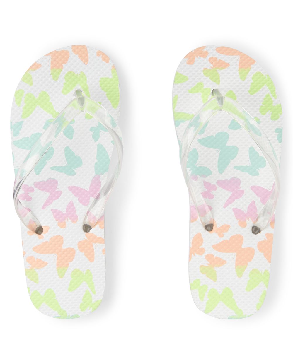 Girls Butterfly Flip Flops