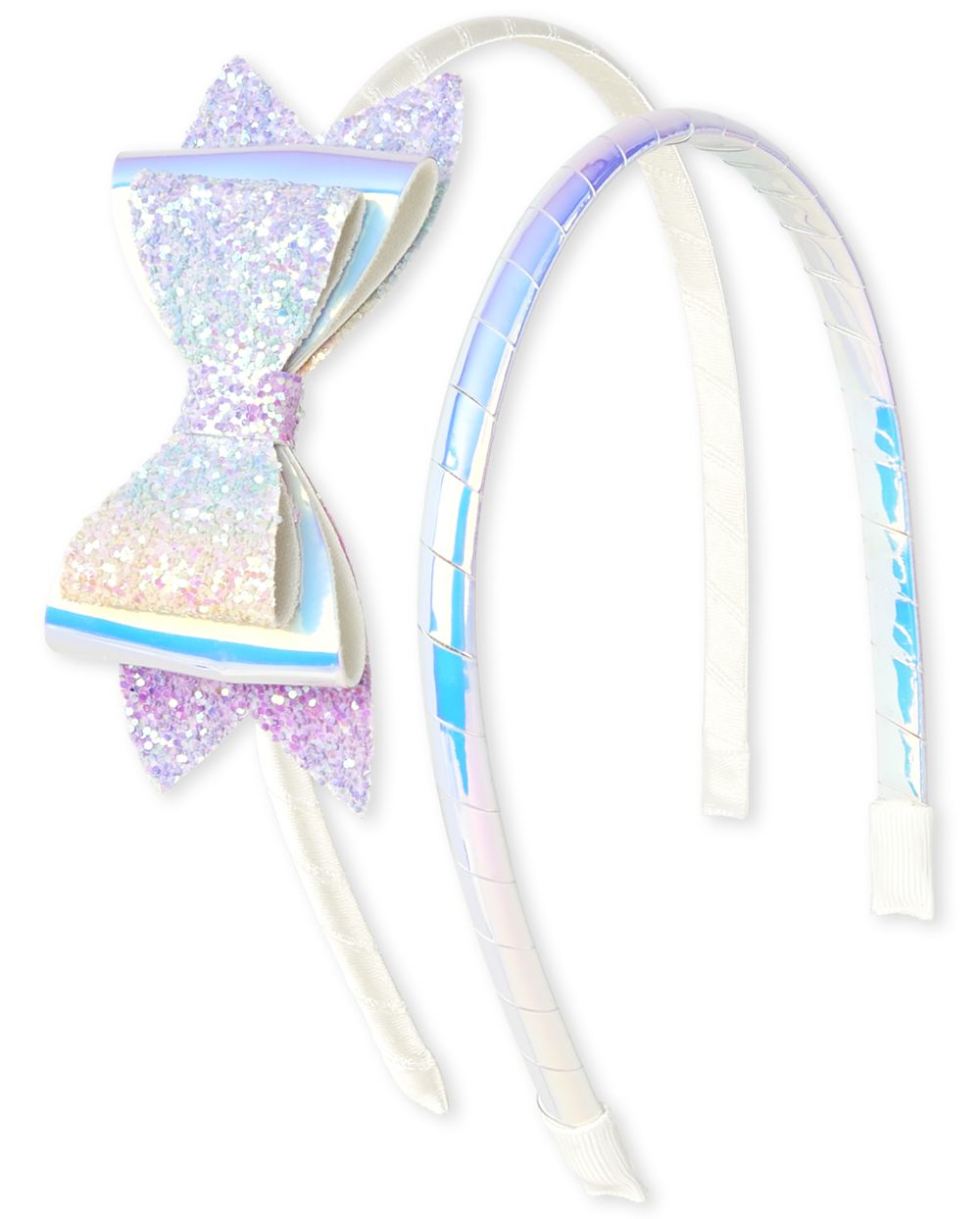 Girls Glitter Bow Headband 2Pack