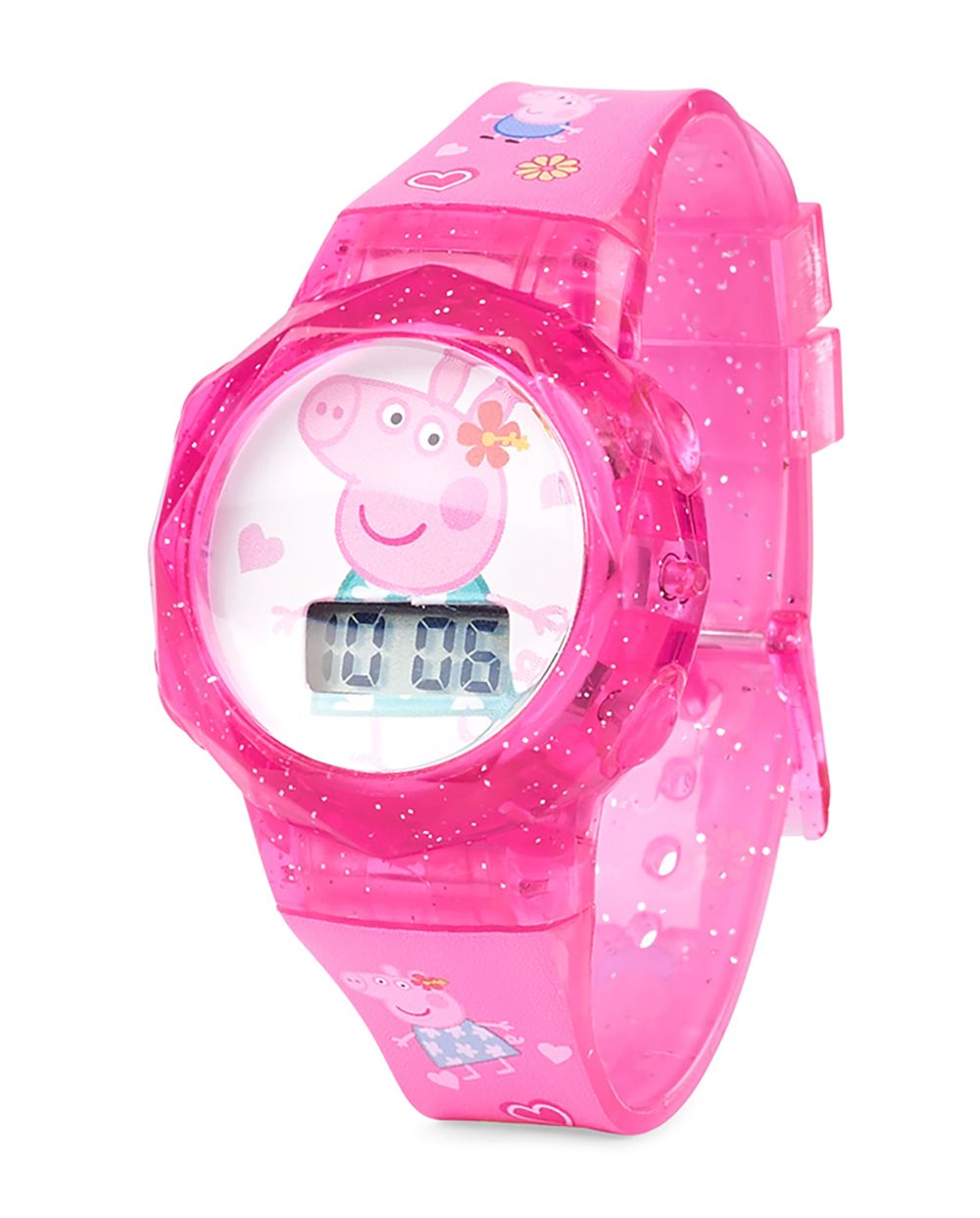 Girls Peppa Pig Light Up Digital Watch