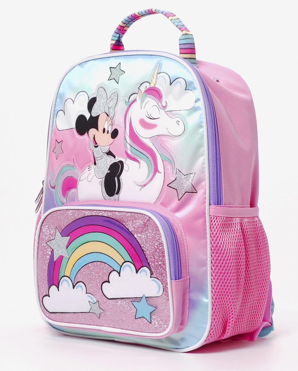 Toddler Girls Unicorn Rainbow Minnie Mouse Backpack
