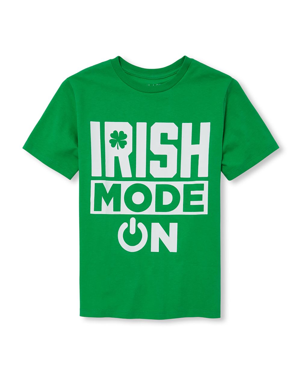 Boys St. Patrick's Day Short Sleeve 'Irish Mode' Graphic Tee