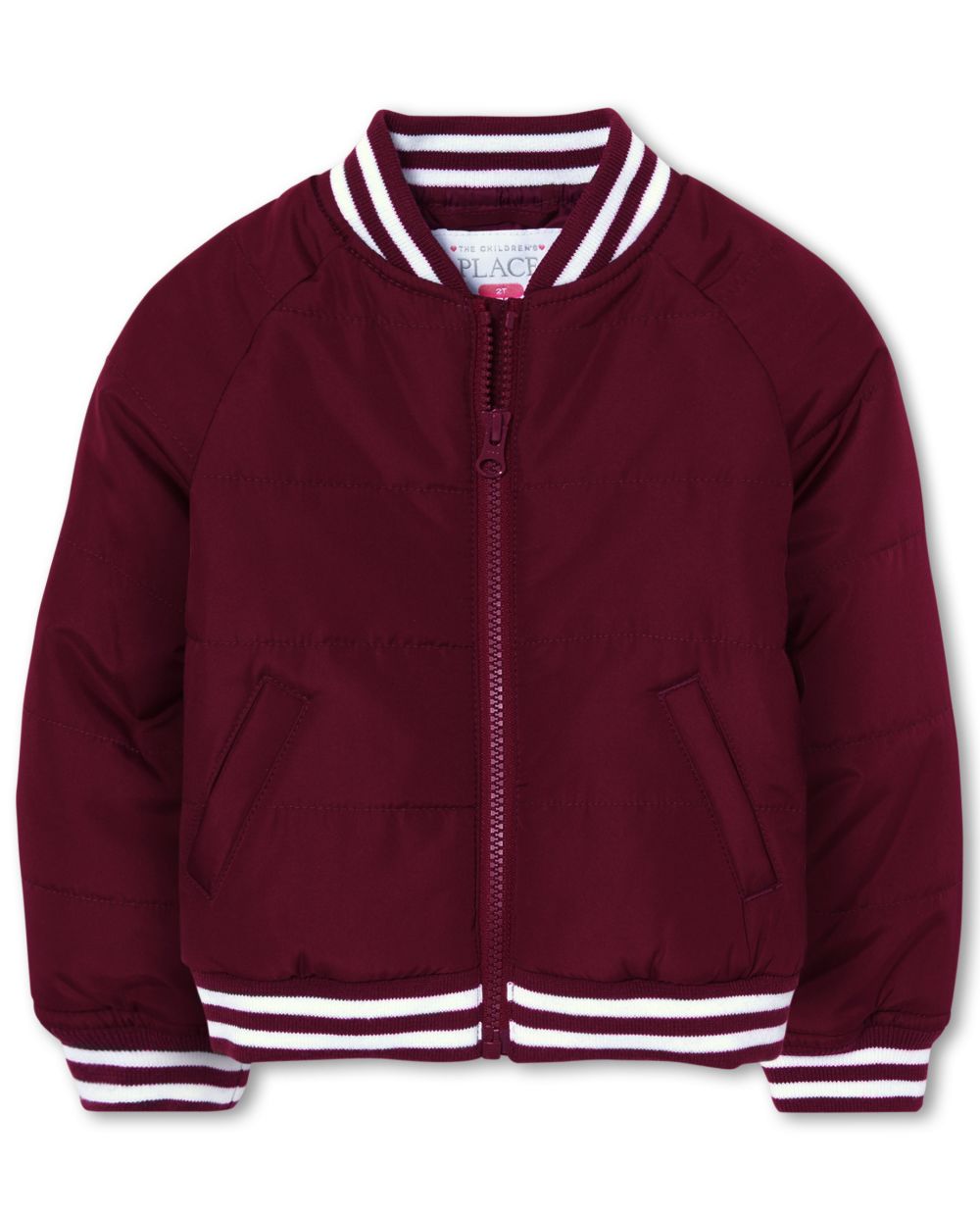 Toddler Girls Uniform Long Sleeve Bomber Jacket