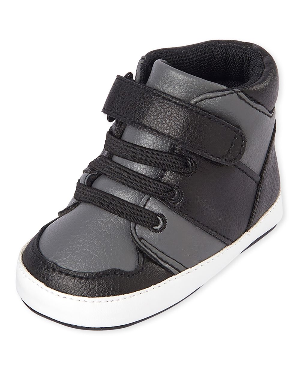 Baby Boys Colorblock Faux Leather Hi Top Sneakers