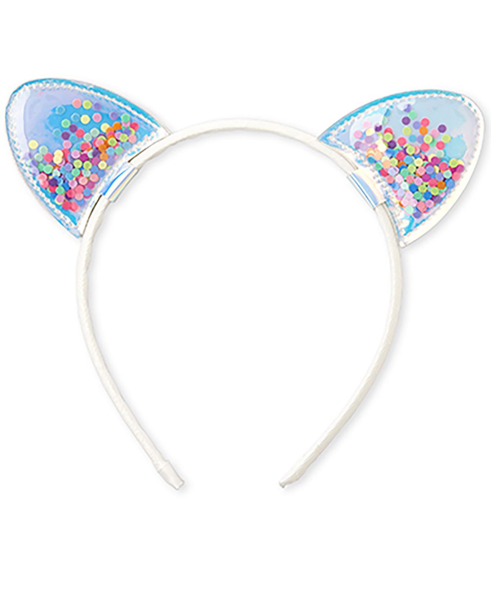 Toddler Girls Confetti Shaker Cat Ears Headband