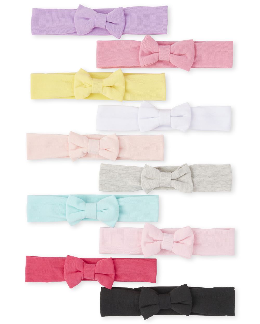 Baby Girls Bow Headwrap 10-Pack