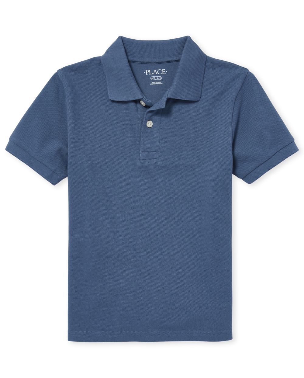 Boys Light Blue Pique Short Sleeve Polo Shirt by RuggedButts
