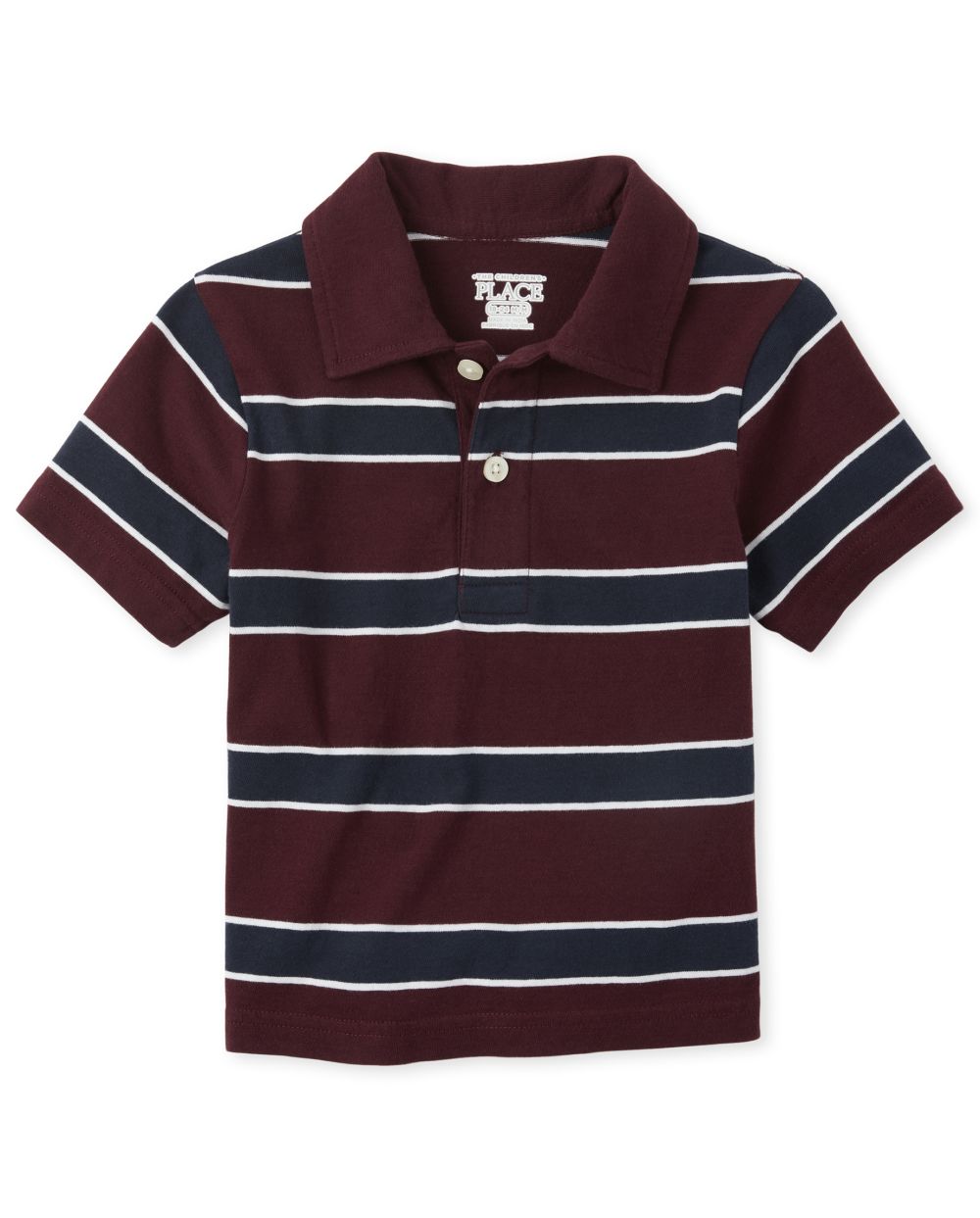 Baby And Toddler Boys Short Sleeve Striped Jersey Polo