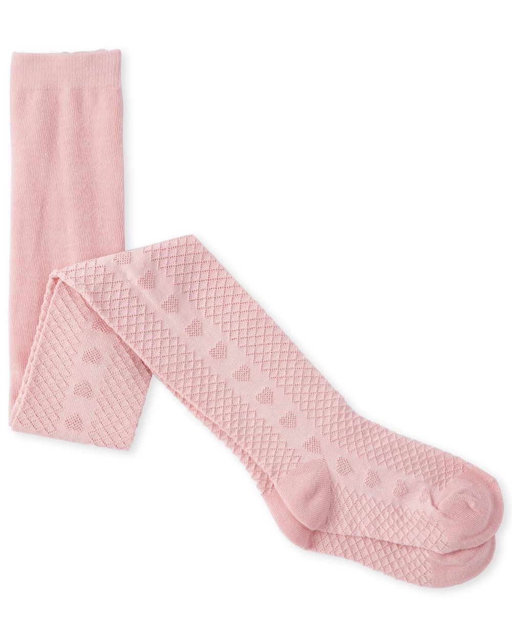 Girls Heart Pointelle Tights