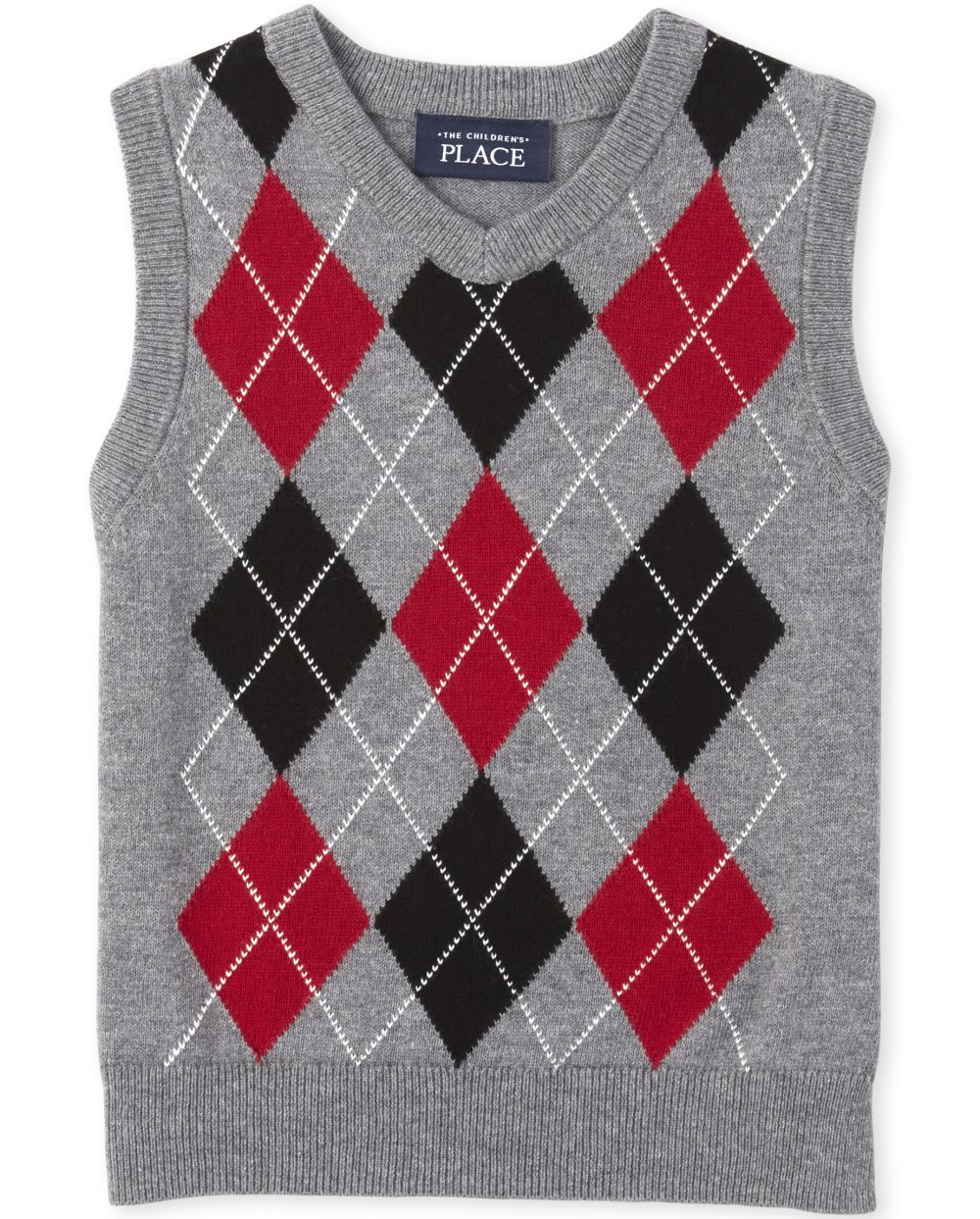 Baby And Toddler Boys Christmas Sleeveless Argyle Sweater Vest