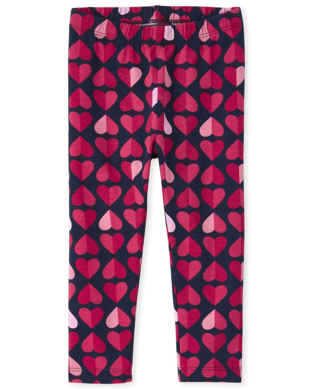 Baby And Toddler Girls Valentine's Day Heart Print Leggings