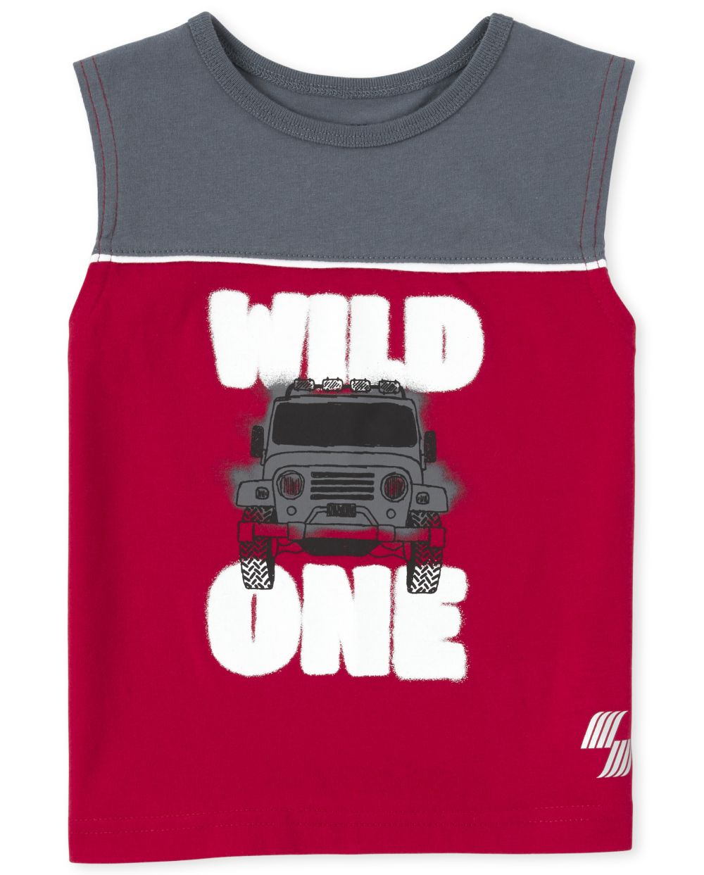 Baby And Toddler Boys PLACE Sport Sleeveless Graphic Muscle Tank Top