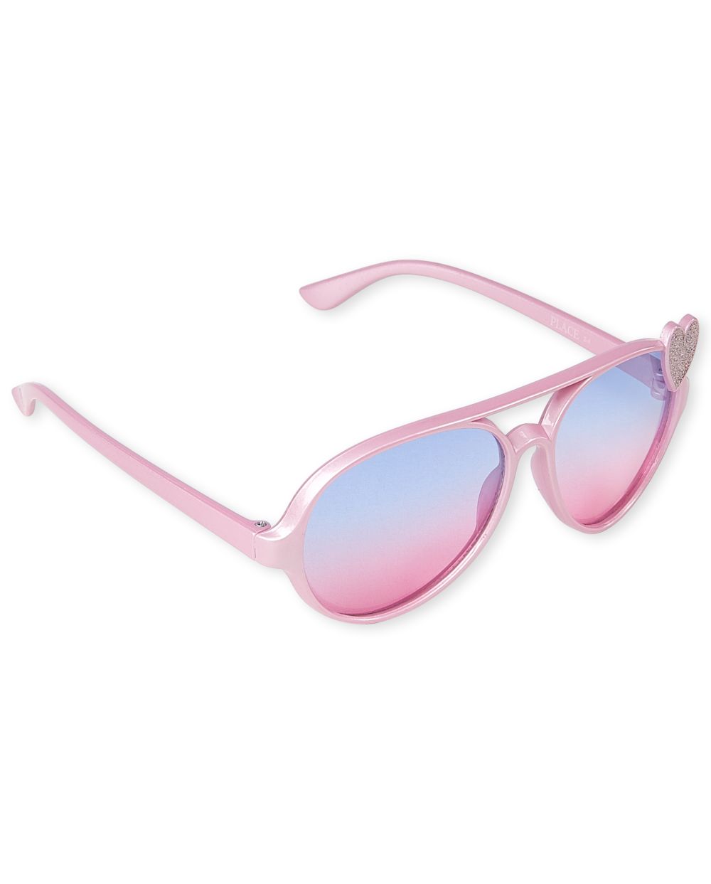 Toddler Girls Glitter Aviator Sunglasses