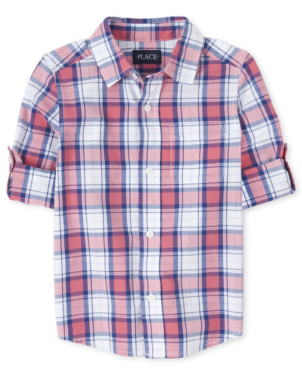 matching button up shirt and shorts