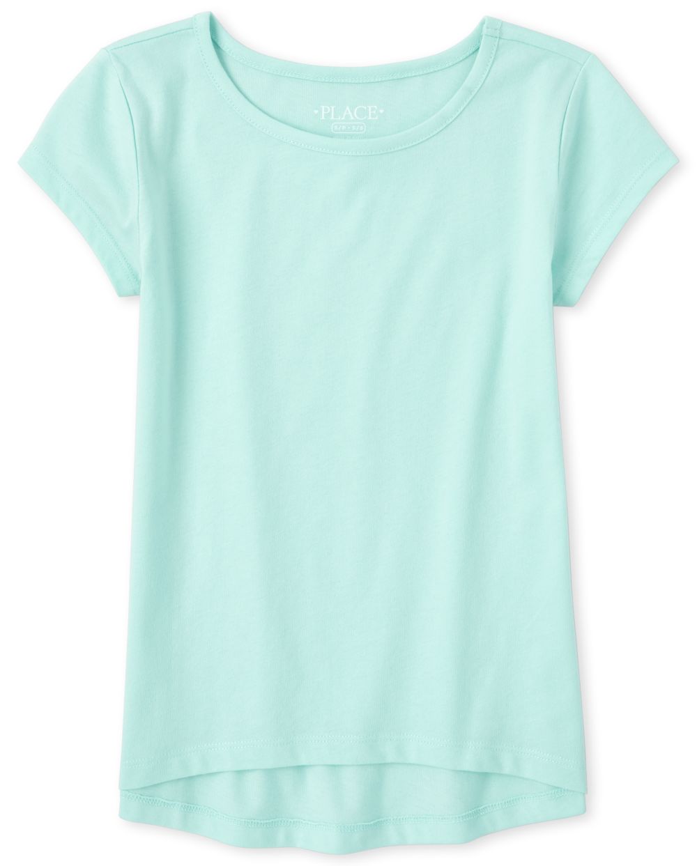 Girls Short Sleeve Basic Layering Tee