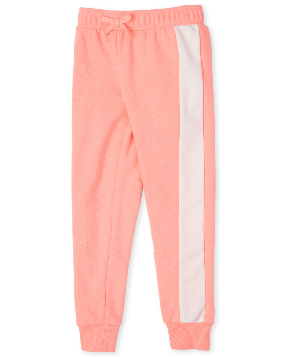 Girls Side Stripe French Terry Jogger Pants