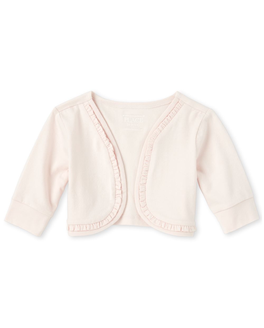 Baby And Toddler Girls Easter Long Sleeve Ruffle Shrug