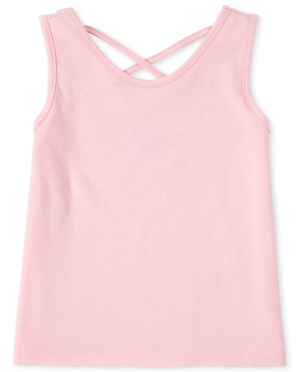 Baby And Toddler Girls Mix And Match Sleeveless Cross Back Tank Top