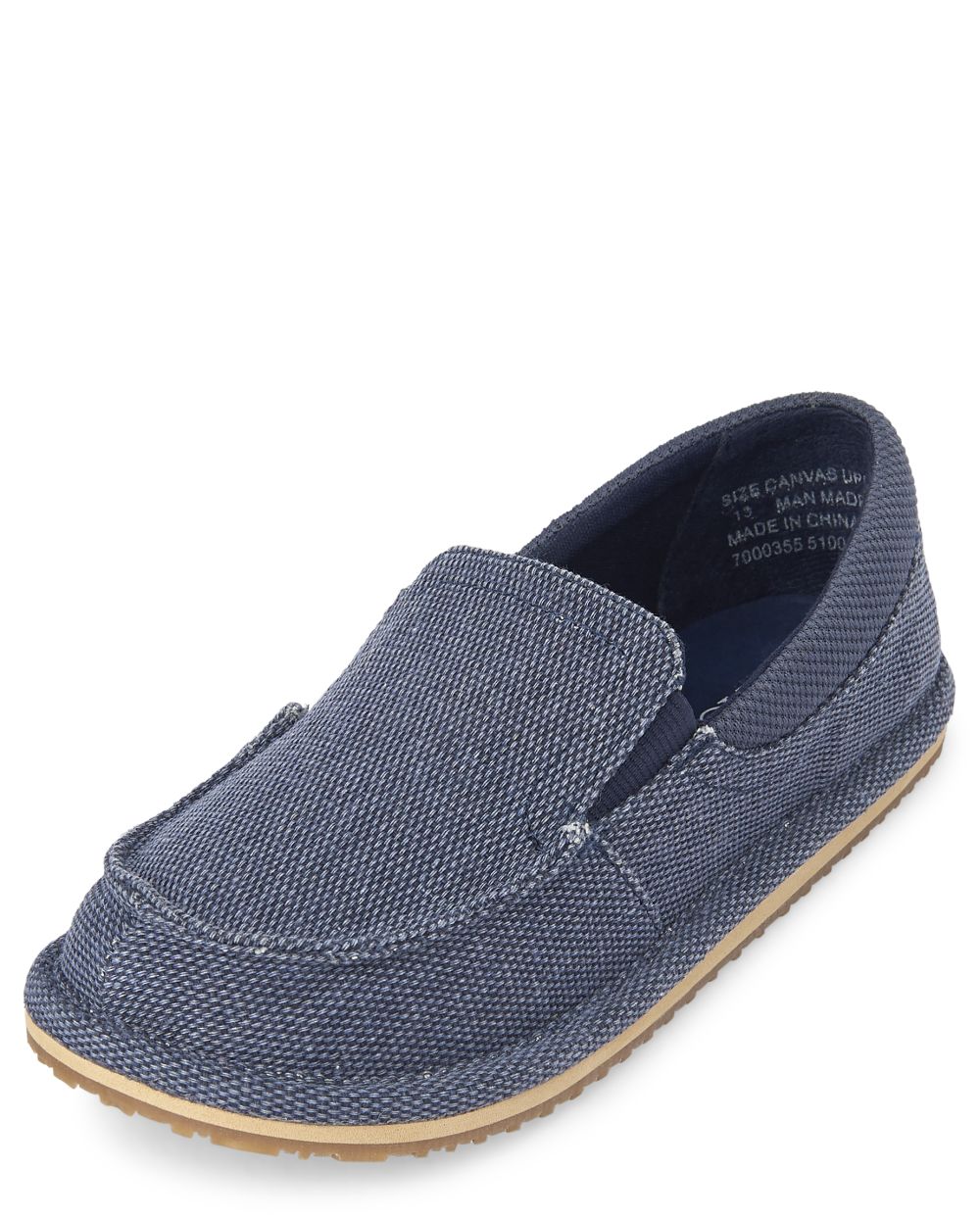 Boys Easter Matching Canvas Slip On Loafers